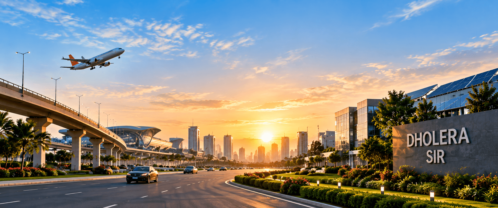 Dholera regional infrastructure
